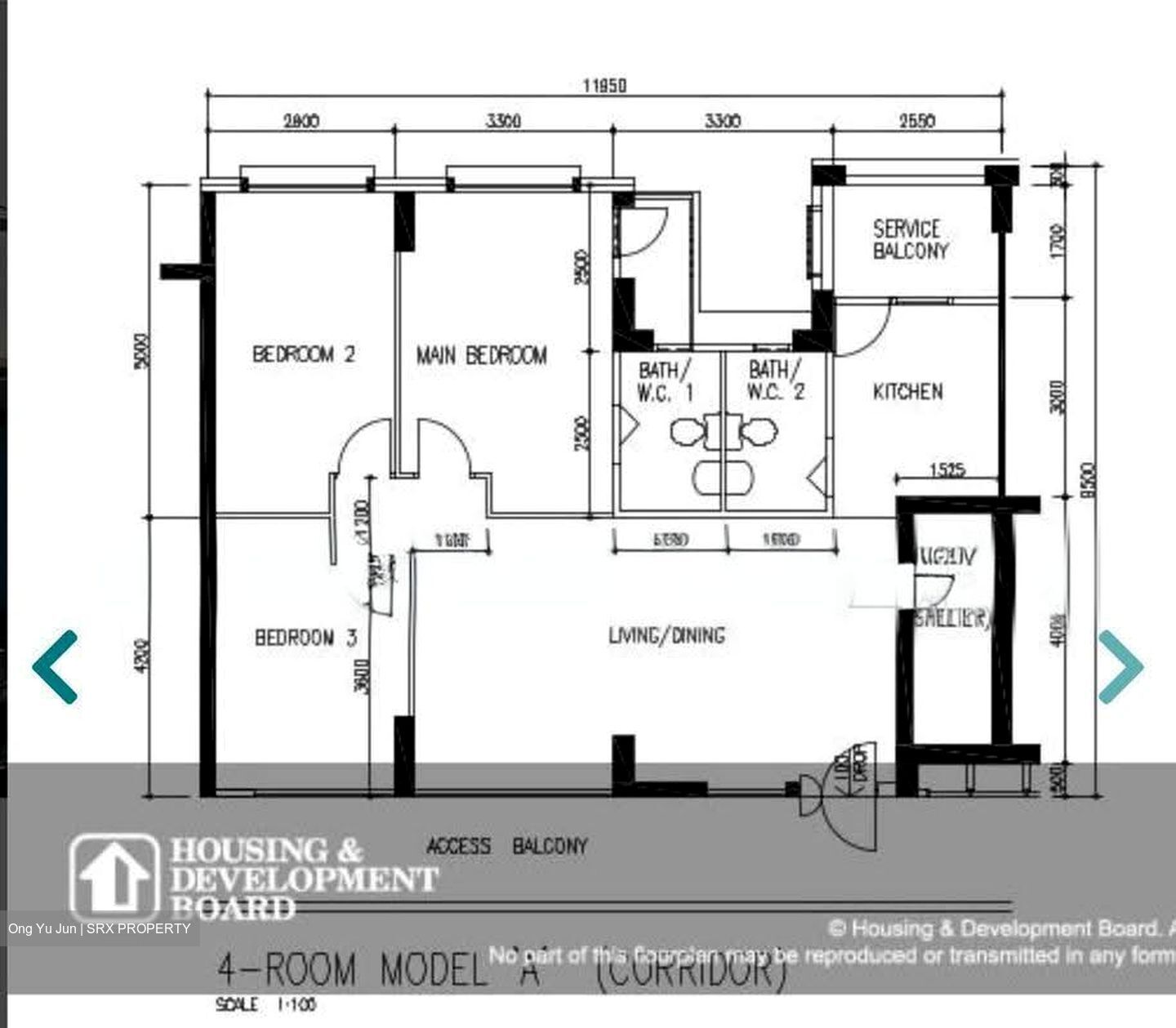 Blk 335 Sembawang Close (Sembawang), HDB 4 Rooms #636470301